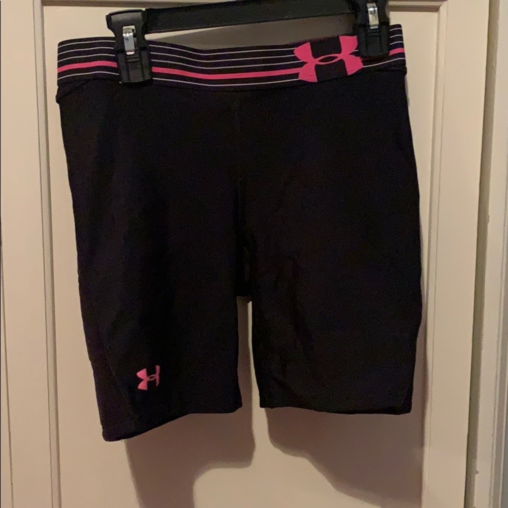 Black biker shorts spandex with pads